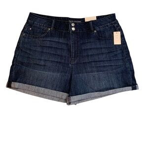 Maurices Deep Blue Denim Shorts